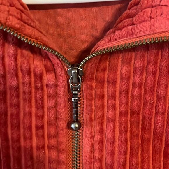 Vintage Woolrich Wide Wale Orange Corduroy Jacket Size Large - Picture 3 of 7